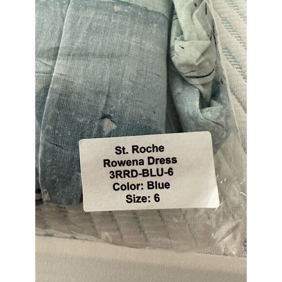 St. Roche Blue Rowena Dress - Picture 5 of 5